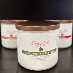 16oz. All-Natural Soy Double Wick - Happy Kat Candles & Gifts