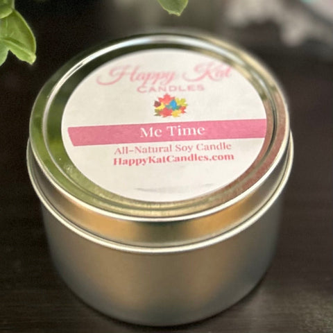 4oz. Travel Tin- Me Time - Happy Kat Candles & Gifts