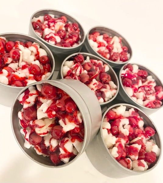 Cranberry Kettlecorn Tin - Happy Kat Candles & Gifts