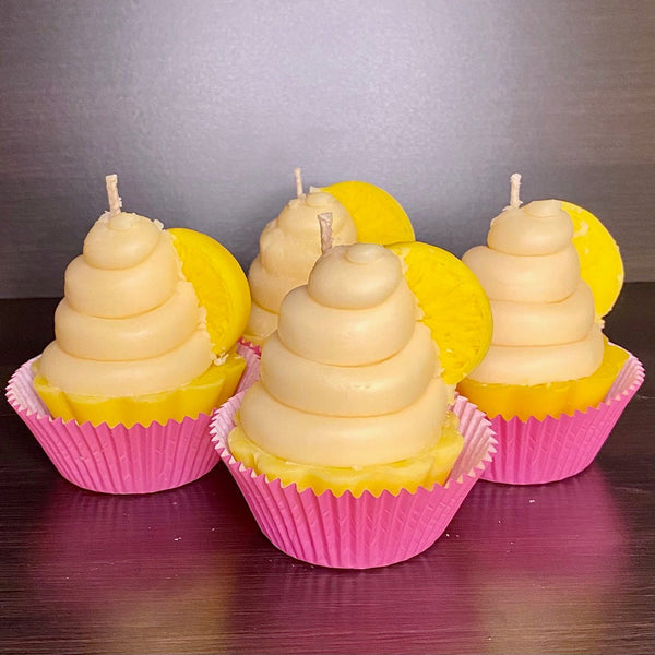 Lemon Cupcake Candle - Happy Kat Candles & Gifts