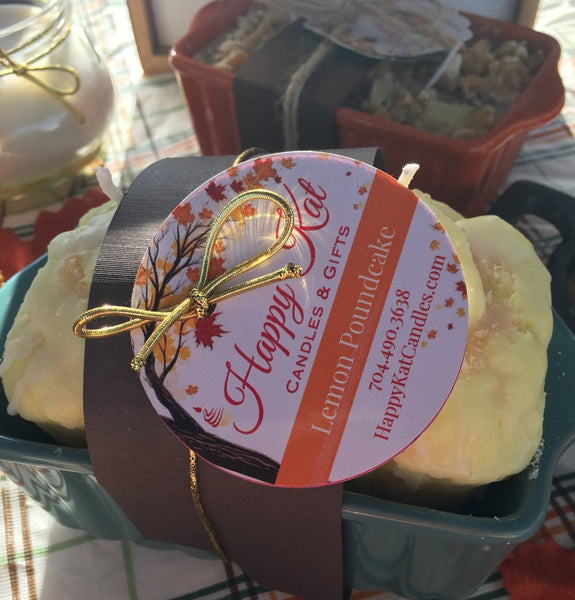 Lemon Poundcake (Dishes may vary due to supply chain shortages) - Happy Kat Candles & Gifts