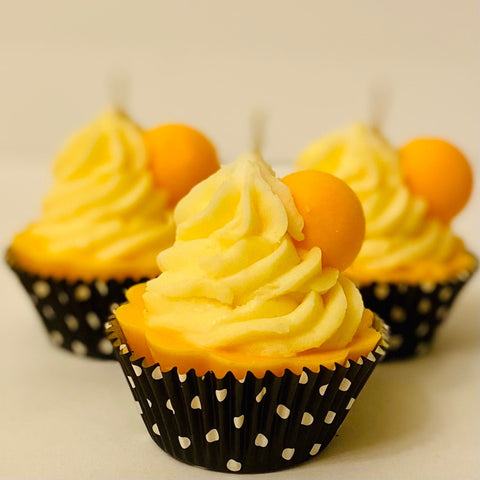 Orange Cream Cupcake Candle - Happy Kat Candles & Gifts