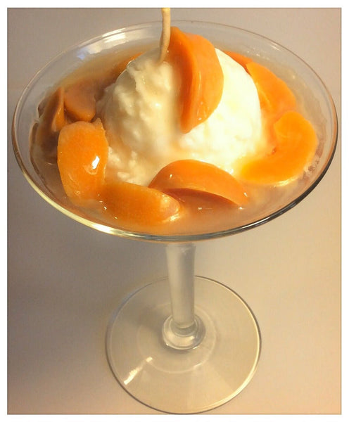 Peaches & Cream (Glass may vary due to supply chain shortages) - Happy Kat Candles & Gifts
