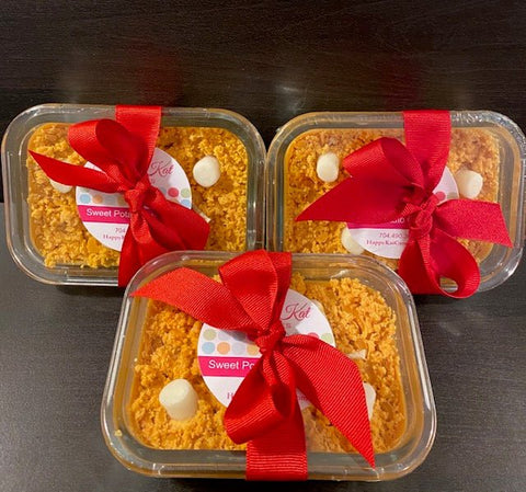 Sweet Potato Casserole- (Dishes may vary due to supply shortages during COVID) - Happy Kat Candles & Gifts